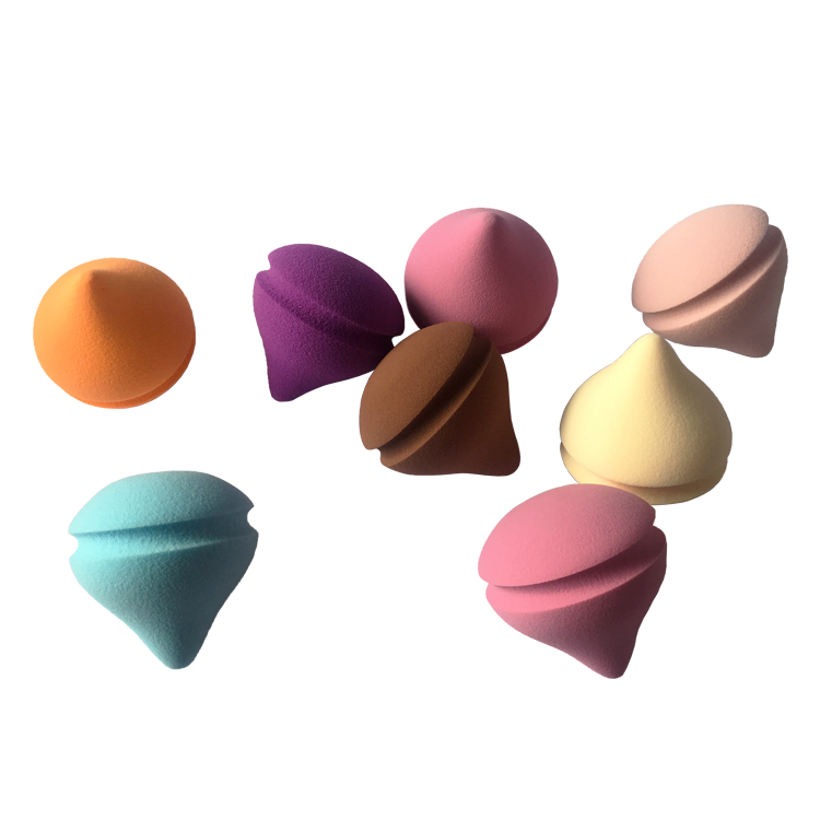 2019 New Hydrophilic Non-Latex Silicone Combination Makeup Sponge