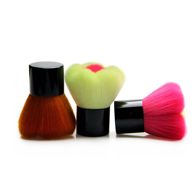 Flower Kabuki Cosmetic Brush Synthetic Mini Kabuki Brush For Loose Powder