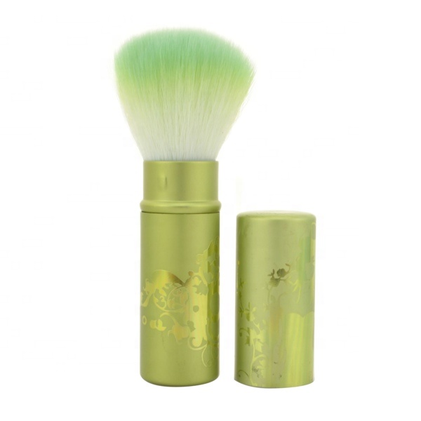Retractable Kabuki Magnetic Makeup Powder Brush With Cover