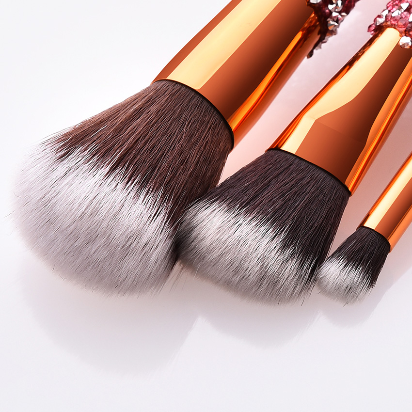 10 PCS Professional diamond makeup brush set glitter make up brushes luxury new cosmetic brush