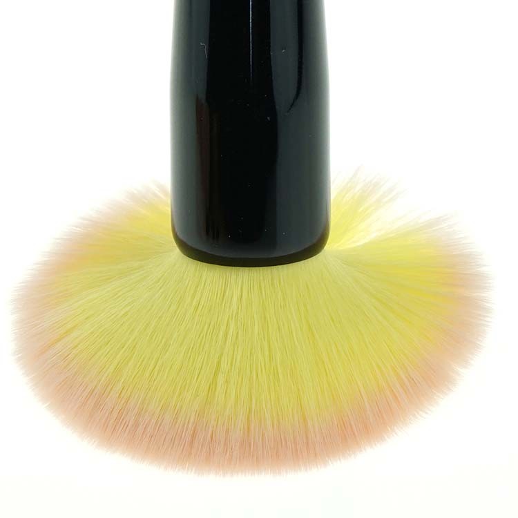 12 Pcs Glitter yellow Bling Handle Makeup Brush Vegan Makeup Brushes Set With Case