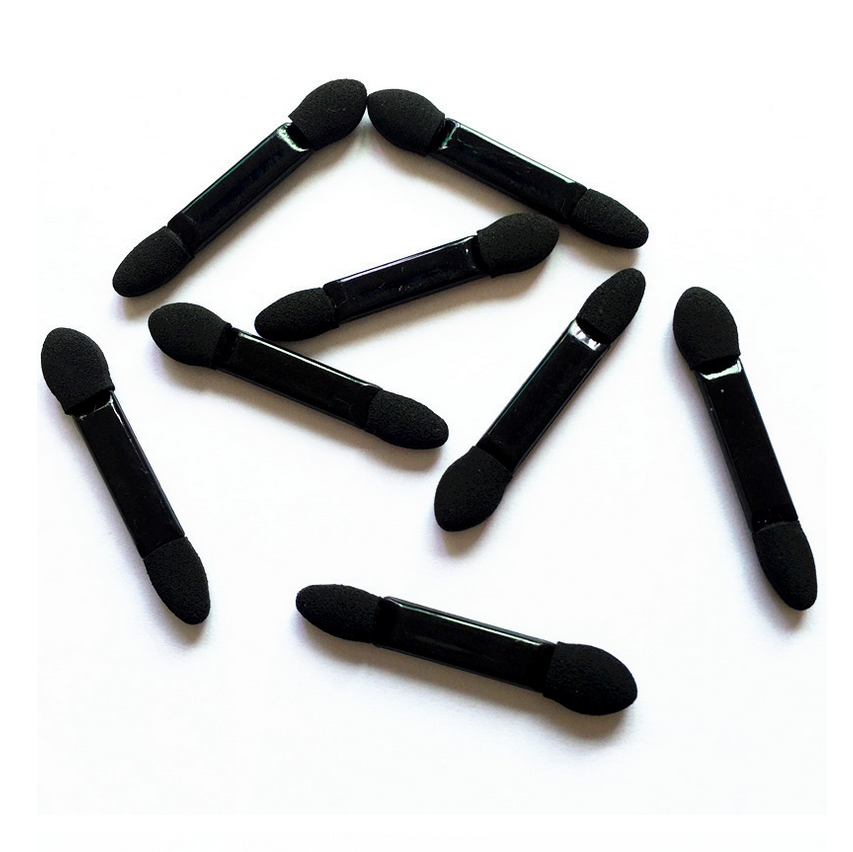 Double-side Eyeshadow Sponges Black Disposable Eyeshadow Setting Beauty Product Applicator