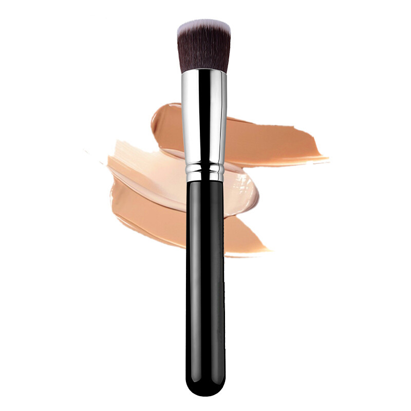 China Supplier Custom Logo Synthetic flat Big make up blush