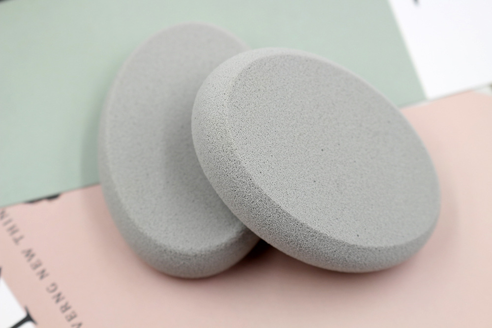 edge grinding Rounded makeup sponge Latex free Beauty puffs