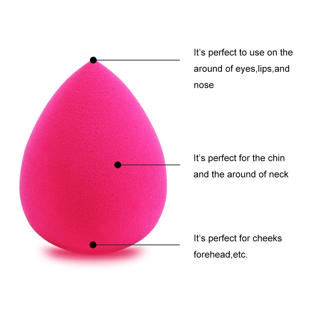 Yes Washable Soft Non Latex hydrophilic Makeup Accessories Custom Logo 2pcs Sponges Sets Beauty Blending Makeup
