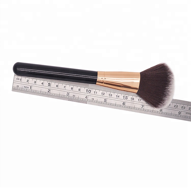 Rose Gold Ferrule Maquillajes Wholesale Makeup Brushes Single Face Powder Brush Kit For Makeup