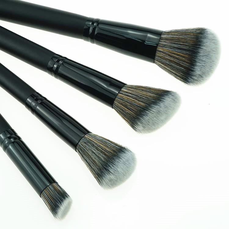 25 Piece Black Matte Bare Minerals Makeup Brushes Kit Makeup Brushes For Sale