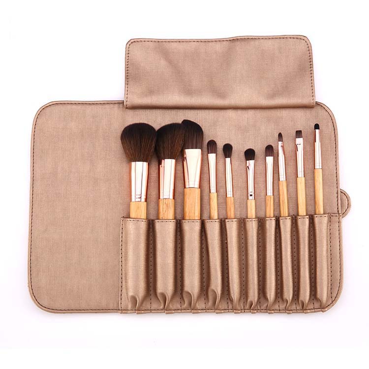 PU leather cosmetic brush makeup Accessories brush roll bag