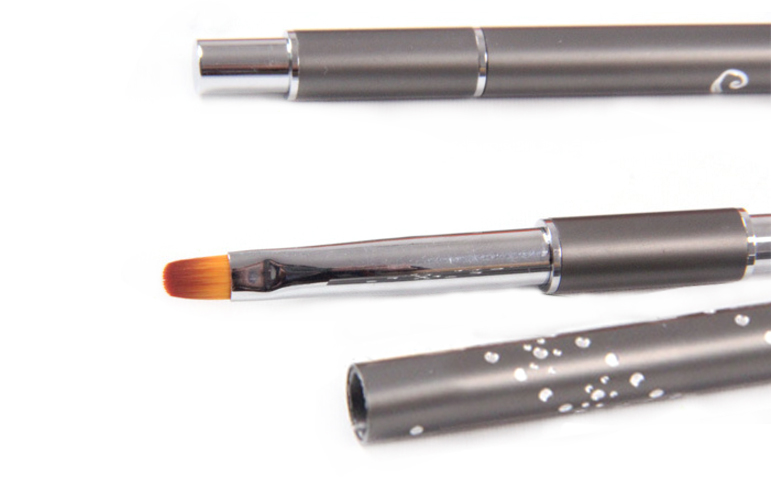 Custom Logo Laser Logo Brush Paint Nail Tools Changeable Sculpture Nail Brush