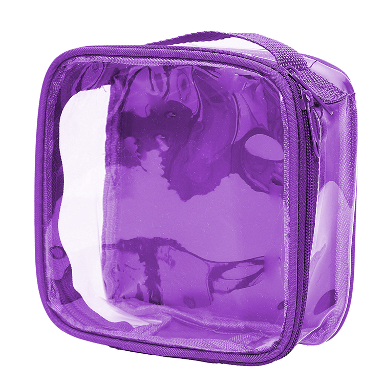 Clear TSA Approved Plastic Zip Lock Bag Travel Toiletry Bag See Through Cosmetic Bag