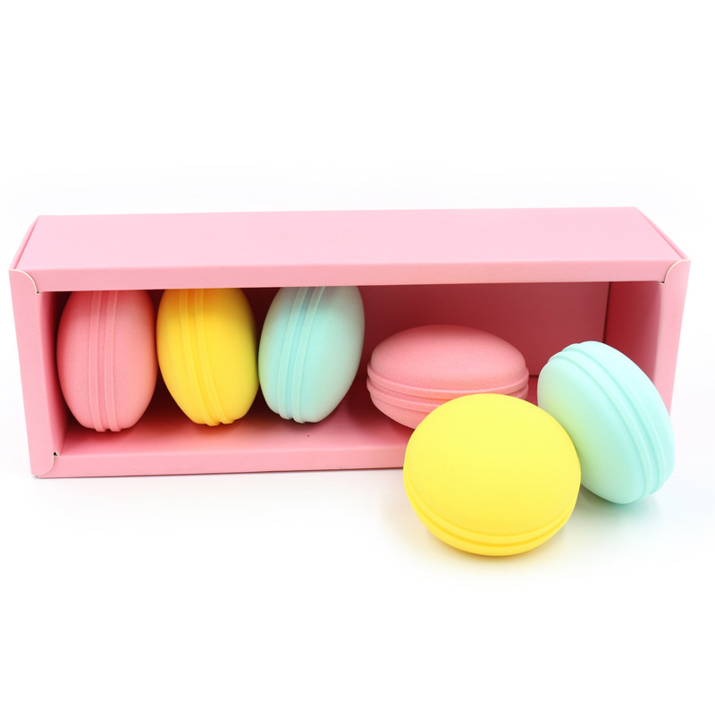 Macaron Makeup Blender Sponges Set Beauty makeup blenders colorful Foundation Sponge