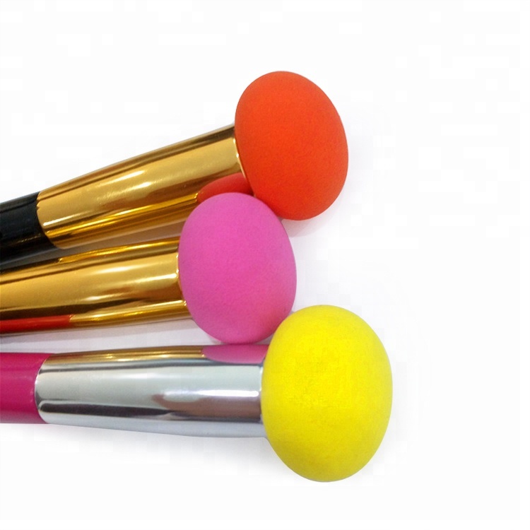 2019 Trendy Cosmetic Tools Purple Makeup Brush Non-latex Foundation Sponge Brush