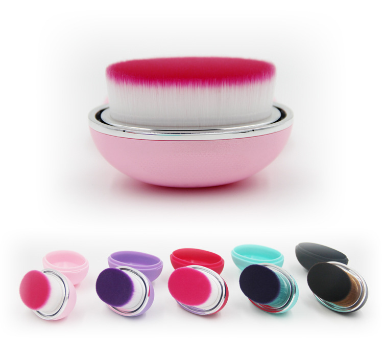 magic egg single oval portable make up kabuki liquid foundation brush
