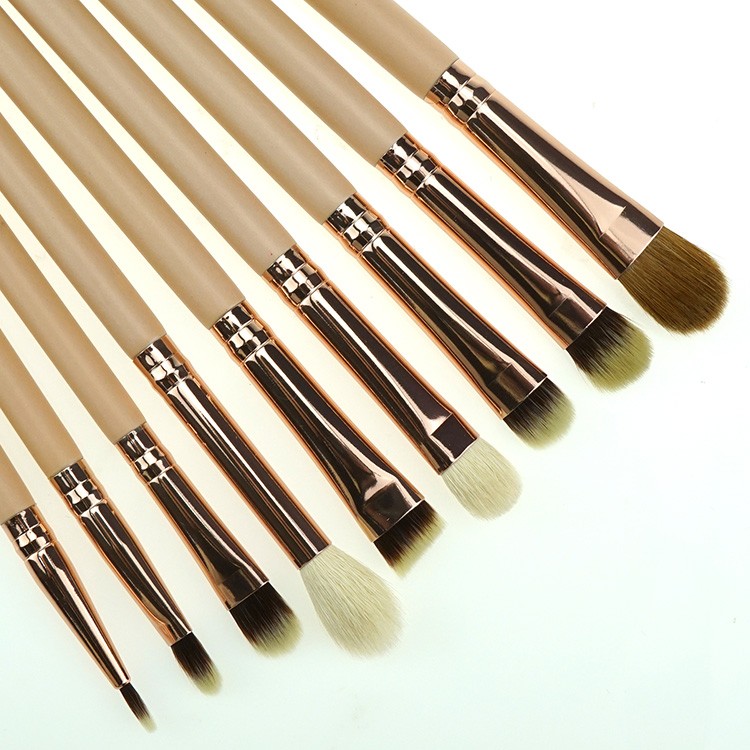 15pcs private label wood handle makeup brush professional cosmetic brushes set