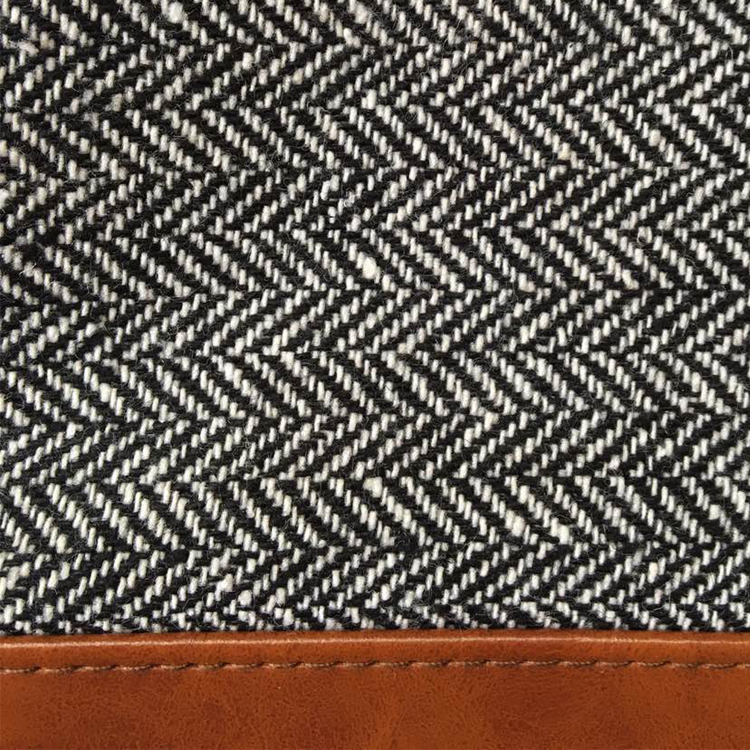 Fabric and PU Wrist Wallet Handbag Cellphone Bag Storage Pouch with Wrist Strap