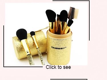 Wholesale Big Complete 32Pcs Professional Cosmetics Makeup Brushes Set with Pink Black Pouch Bag