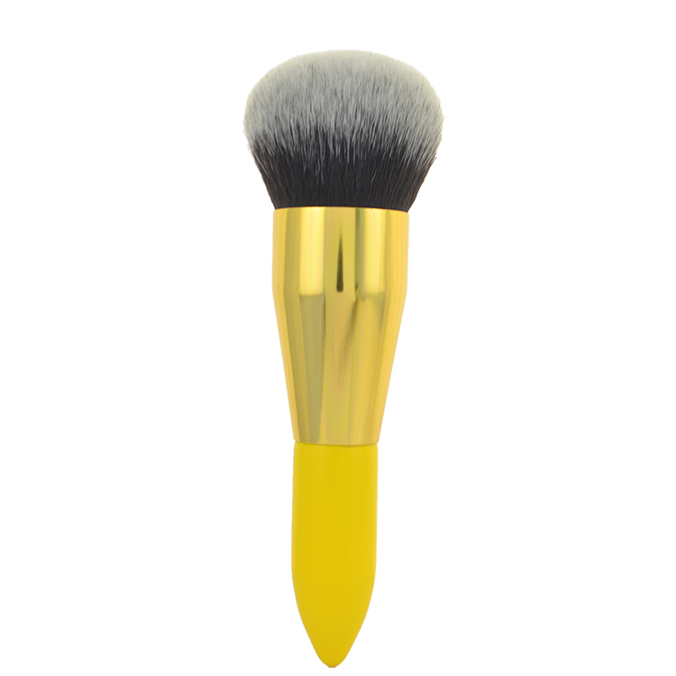 Own Brand Synthetic Makeup Tools OEM & OEM Short Wood Powder Brushes