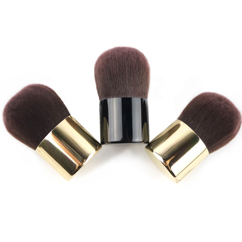 Single Soft Synthetic Hair Cosmetic Portable Makeup Kabuki Brush