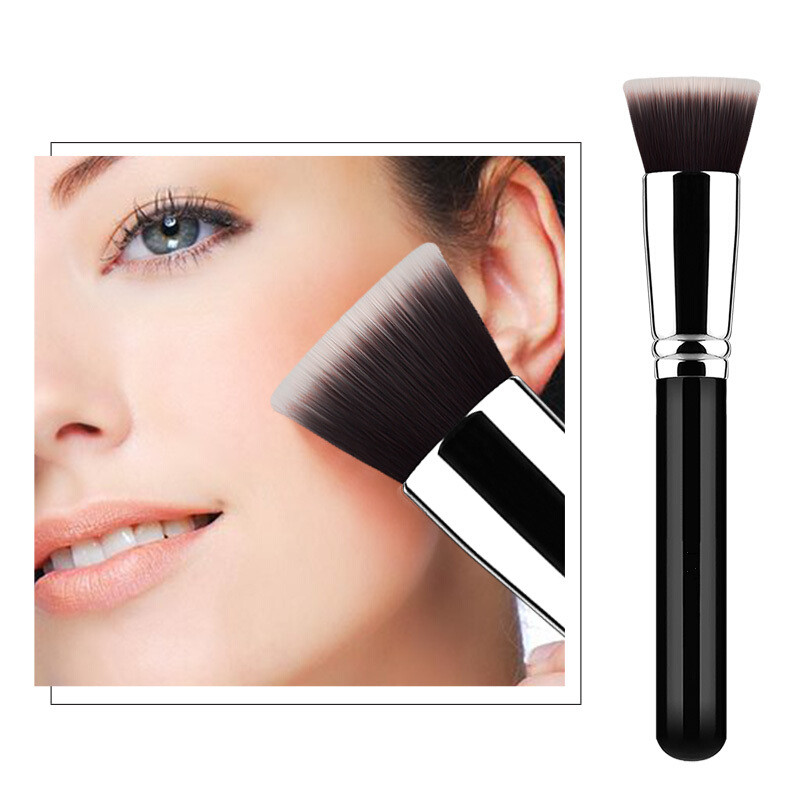 China Supplier Custom Logo Synthetic flat Big make up blush