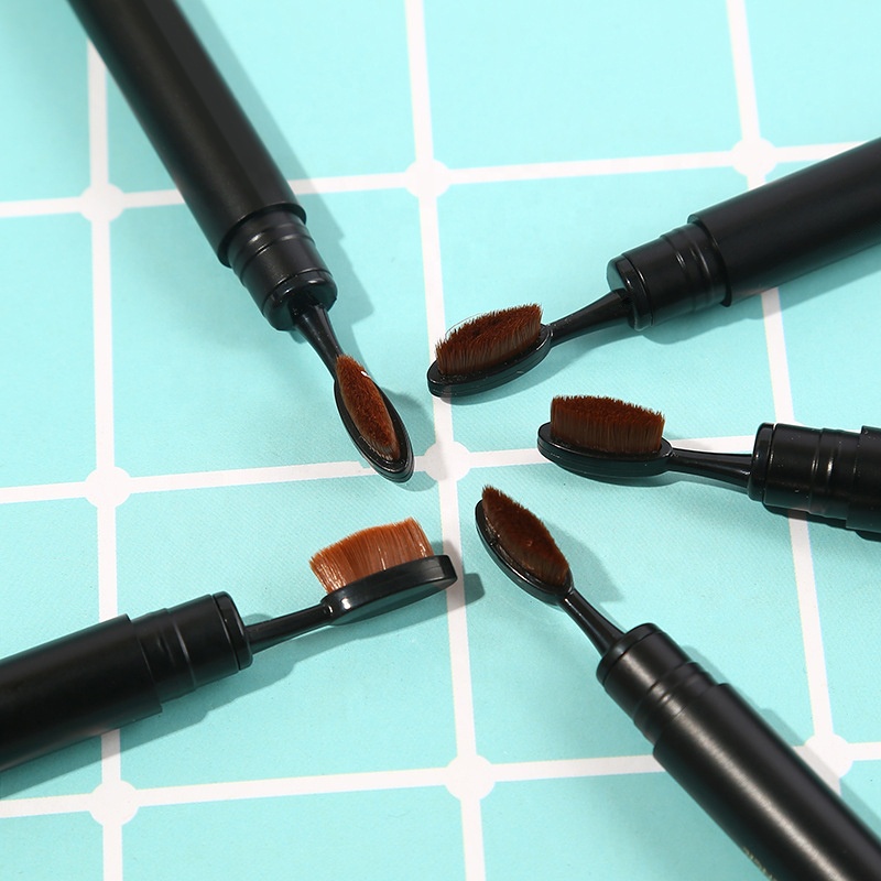 Cap Tooth Shape Eyeliner Brush Tool Cosmetic For Gift Box Makeup Brush