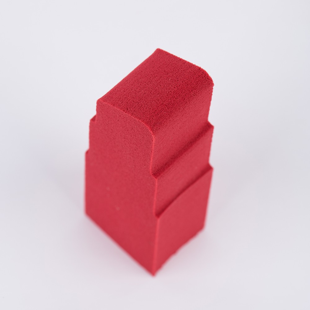 Latex Free Cosmetic Facial Lip Stick Design Blending Sponge Puff