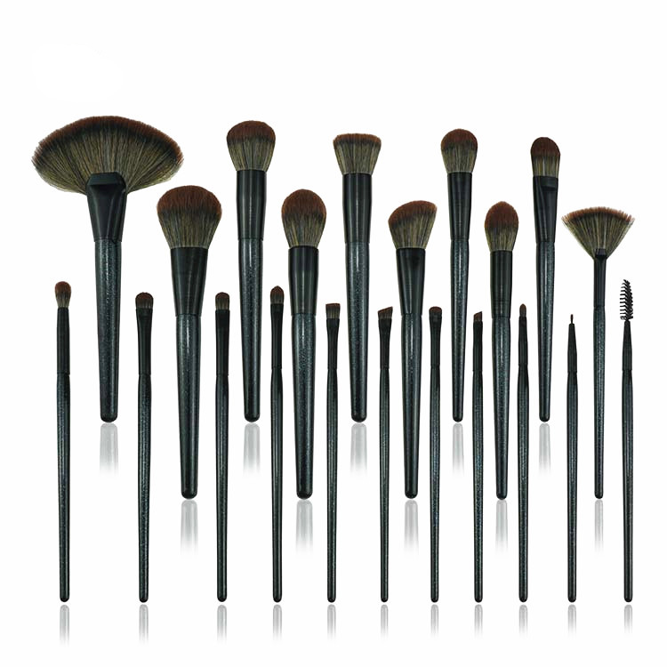 21PCS Classic black personalised makeup brush set beauty need cosmetic brush set
