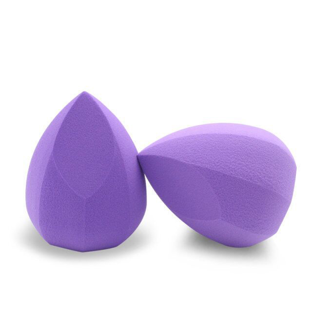 2019 Direct Factory Washable Latex Free Diamond Cuttings Laser Logo Beauty Makeup Sponge Blender