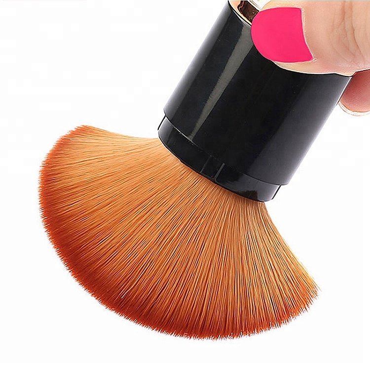 Telescope Double End Retractable Powder Foundation Makeup Cosmetic Brush