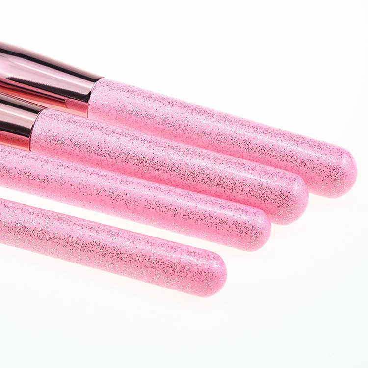 13 pieces affordable Makeup brushes Pink glitter Cosmetic brush for holiday gift