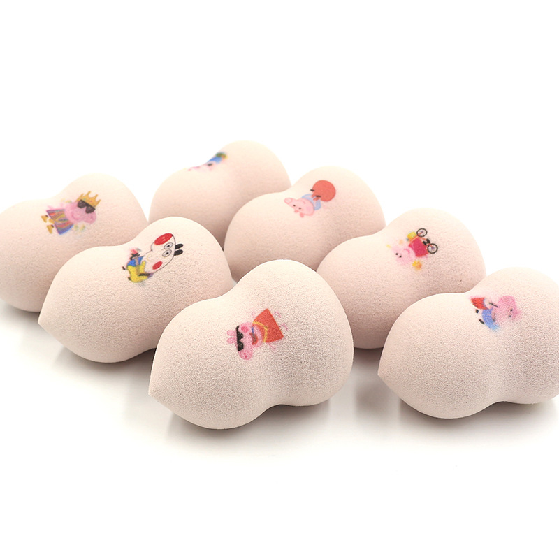 Cartoon Characters Cute Newly Design Foundation Puff Cosmetic Makeup Blender Sponge