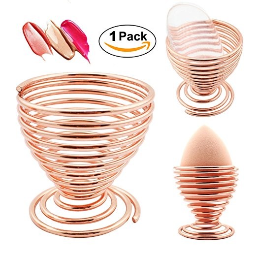 2019 the Softest Latex Free Makeup Sponge Blender Holder Beauty Sponge Mental Drying Holder