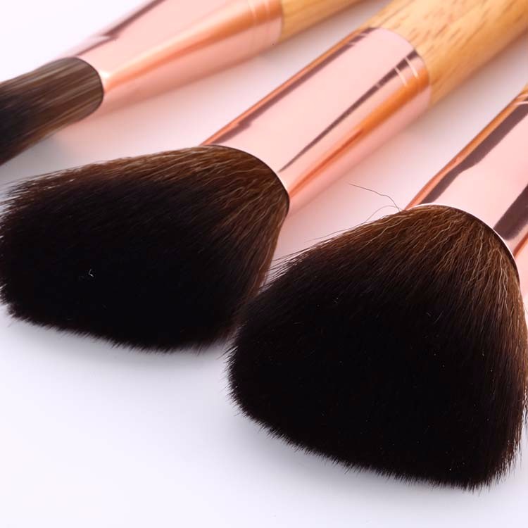 10 pcs Vegan Hair Bamboo Beauty Cosmetics Maquillaje Brushes Makeup Brush