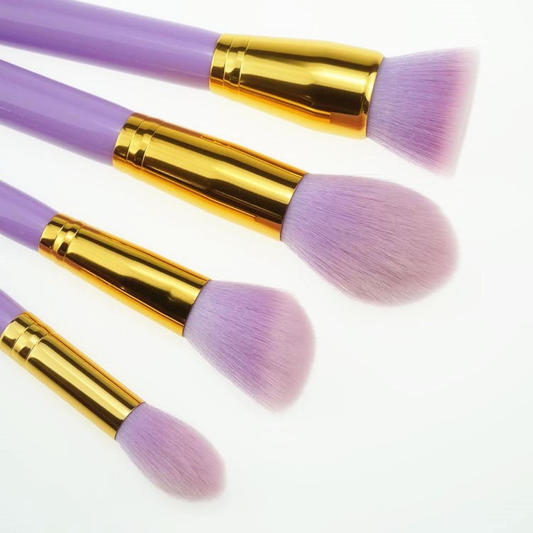 Synthetic Hair 12pcs mermaid tail brushes makeup brush set with box