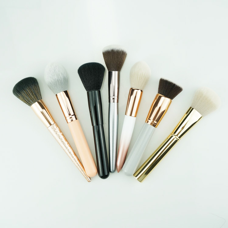 High Quality Makeup Powder Brush Cosmetic Blush Brush Kabuki Foundation Brush Custom Logo