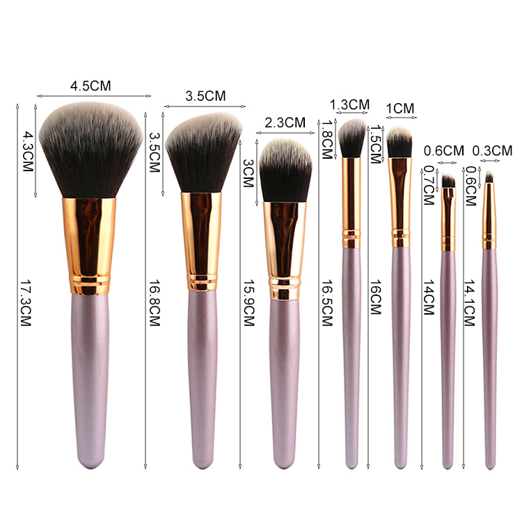 Factory OEM High Quality Make up Brush Set, Private Label Makeup Brush with Portable Cosmetic Case
