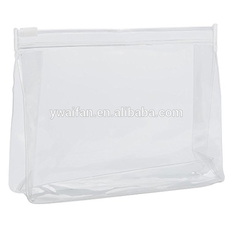 Travel Toiletry Makeup Bag Small PVC Transparent Plastic Cosmetic Organizer Bag Pouch With Zipper