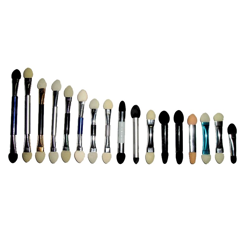 Hot Various Double Head Custom Latex Flat rod beauty tool eye shadow stick