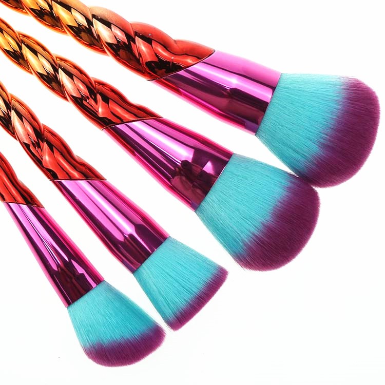 private label free samples rainbow maquiagem make up brush cosmetics brushes makeup set