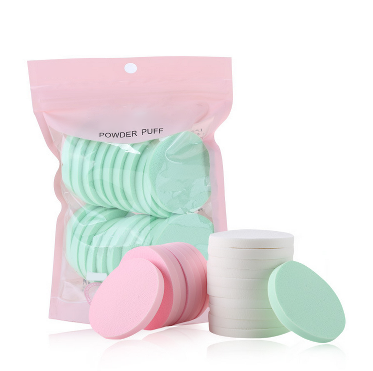 Hydrophilic Non-Latex round Cosmetic makeup Sponge Blender Puff