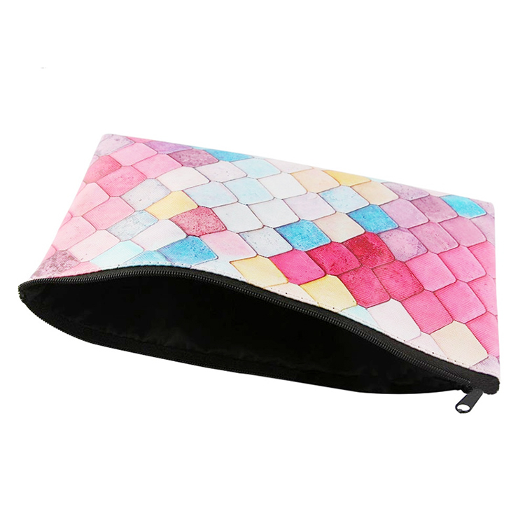 Small Makeup Brush Bag for Purse Cute Mini Cosmetic Case Glitter Pencil Case