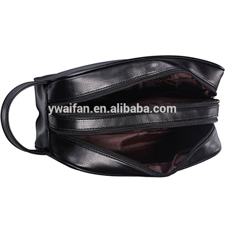 PU Leather Travel Toiletry Bag With Smooth Zipper Women Makeup Bags Travel Storage
