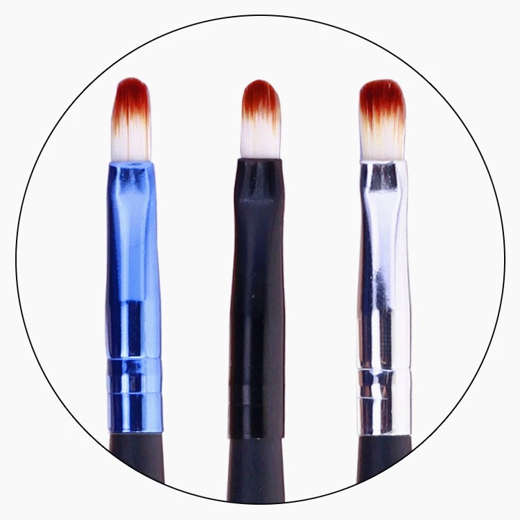 Double sided eyeshadow makeup brush cosmetic smudge brush with private label