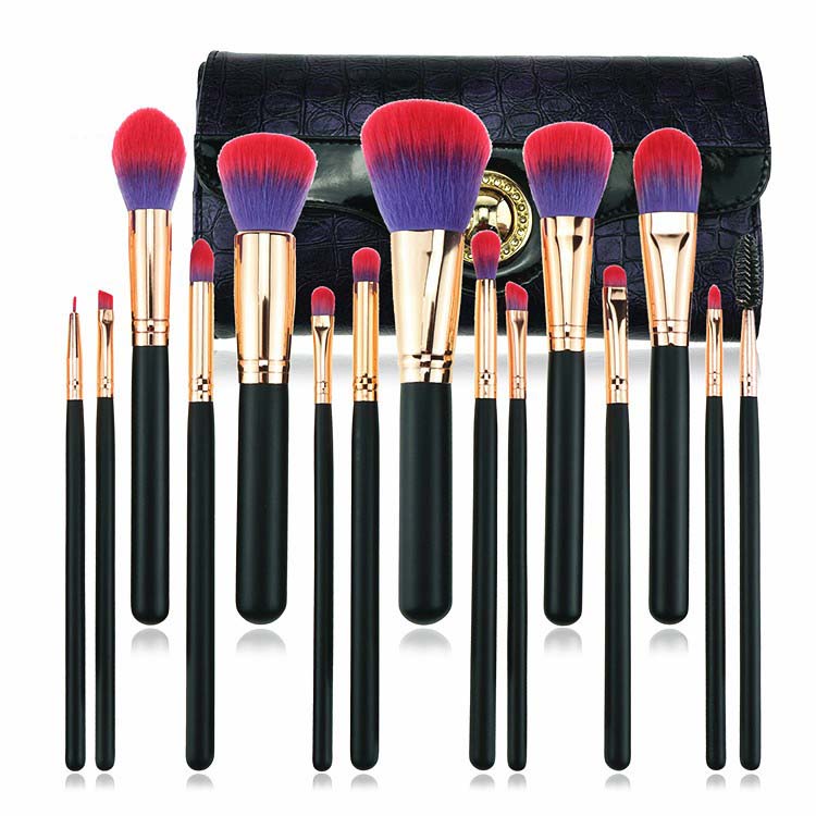 Professional private label white make up brushes makeup cosmetic brush set