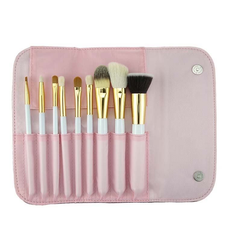 9Pcs Private Label Eyeshadow Brushes Unique Flat Brush