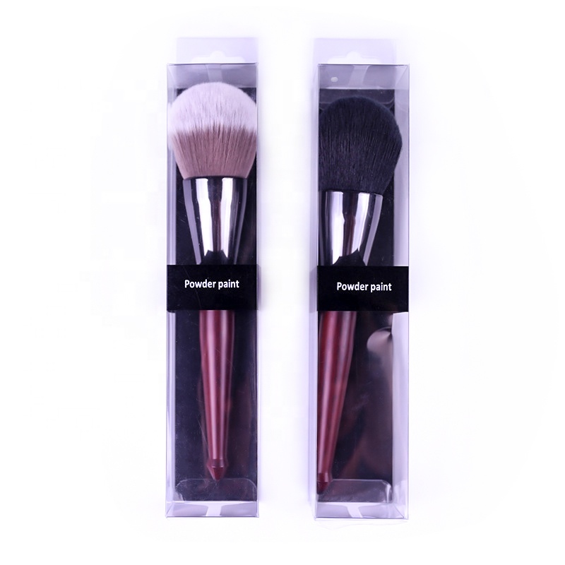 Face Tools Red Wood Synthetic Large Powder Brush Makeup Brush