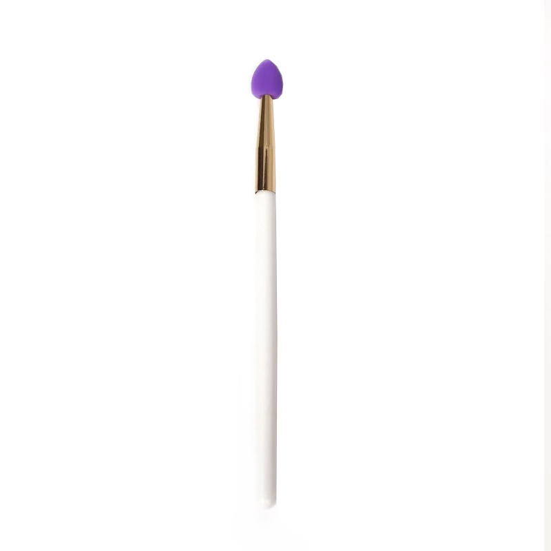 Private label Silicone brush heart shaped eyeshadow makeup brush