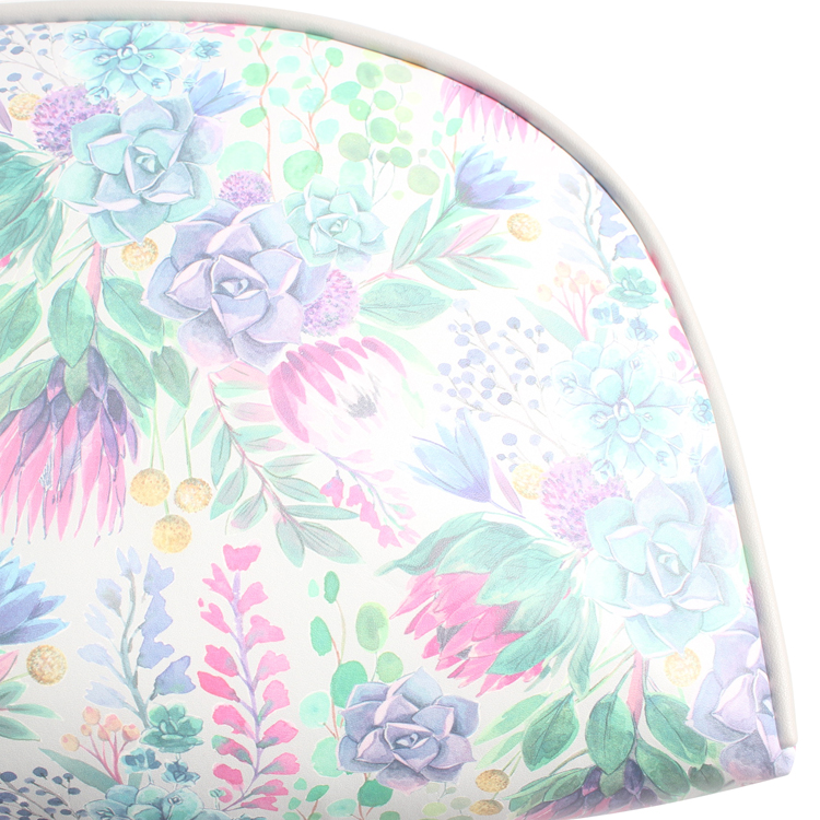 Custom Promotional PU Leather Cosmetic Bag Custom Makeup Pouch with Full Color Printing