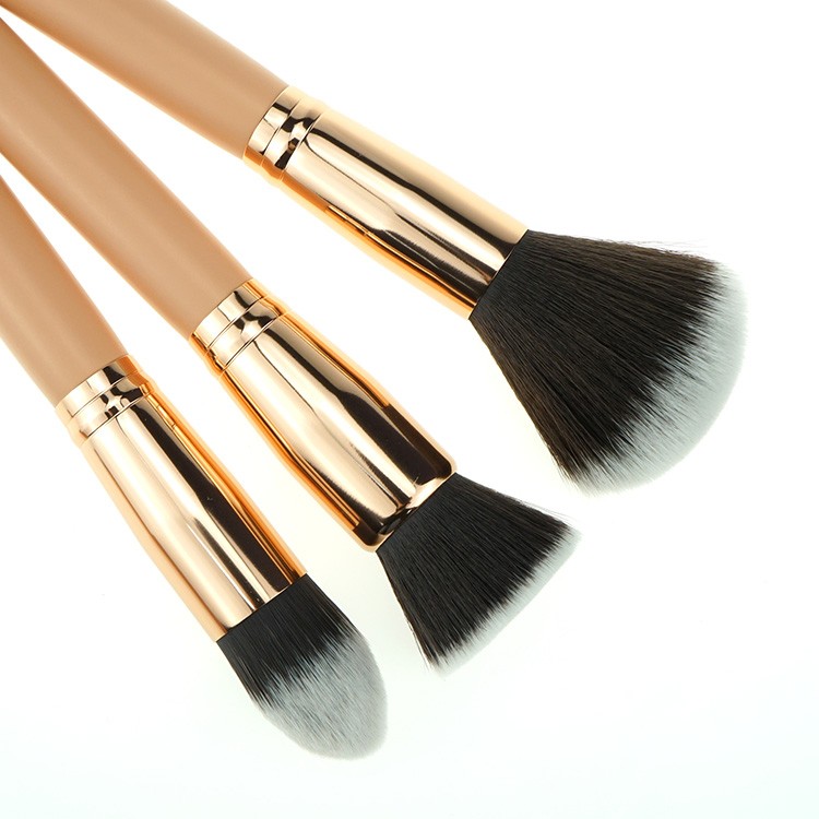 12Pcs Professional Makeup Brushes Your Own Brand Rose Golden Brush
