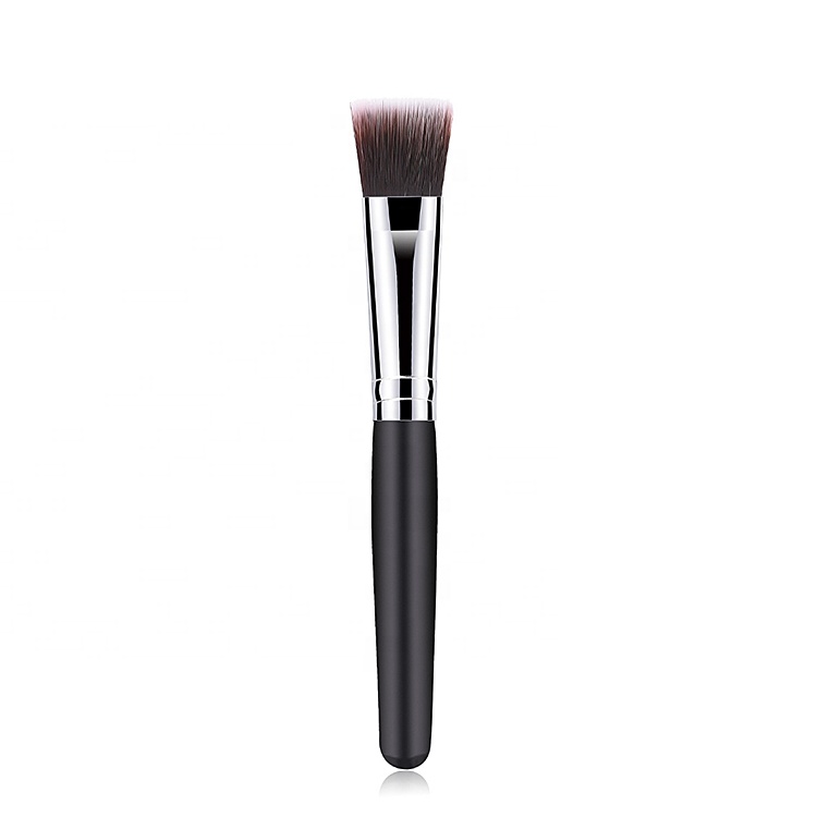 Logo Matt Wooden Cosmetic Tool Synthetic Clay Mask Makeup Brush