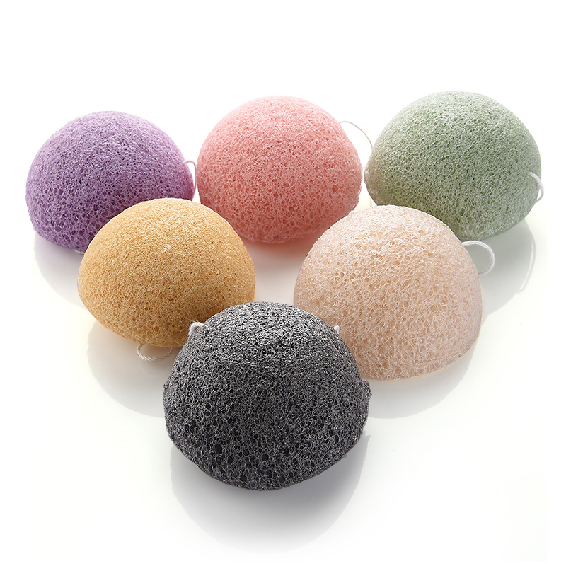 2019 Popular 100% Natural Non Allergic Professional Beauty Konjac Sponge